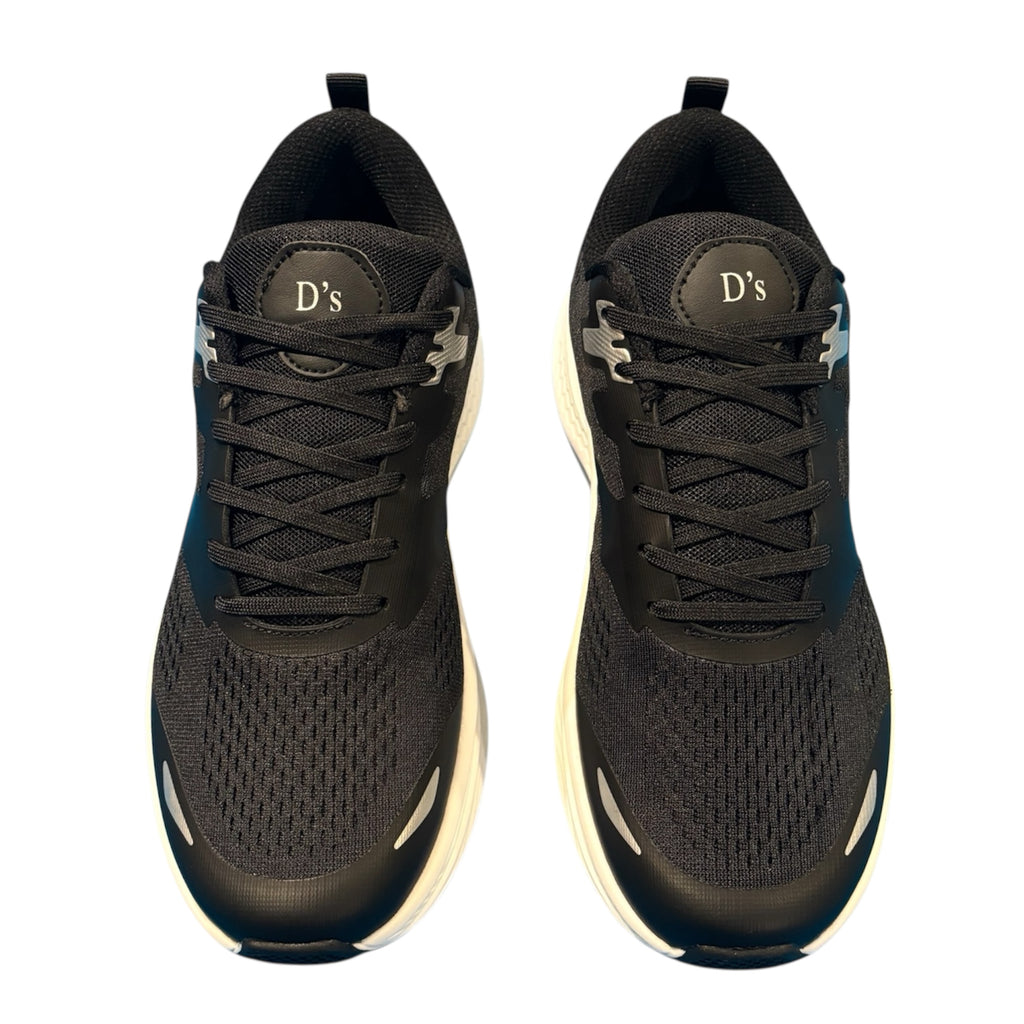 D's Rise Running Shoe's Men's Black/White