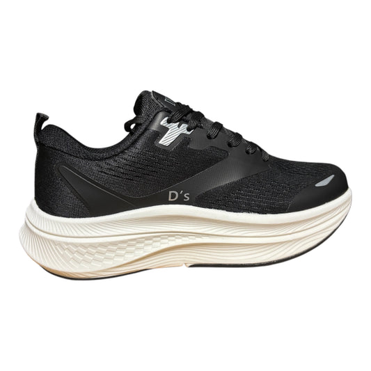 D's Rise Running Shoe's Women's Black/White